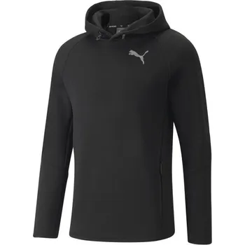 Pánská mikina Sportovní mikina Puma EVOSTRIPE HOODIE XXL Černá, Šedá
