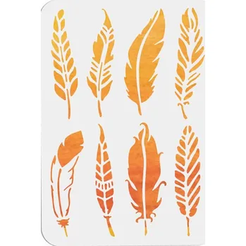 Plast. šablona, PEŘÍ 1, 21x29cm, 1ks