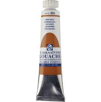Speciální výtvarná barva TALENS Kvašová barva Gouache Extra Fine - 803 Deep Gold Objem: 20 ml