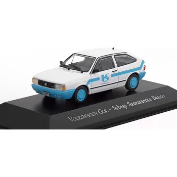autíčko Volkswagen Gol Sabesp Saneamento Basico 1:43 - DeAgostini časopis s modelem VW GOL - kovový model auta