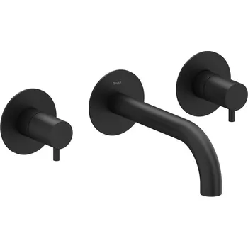 Vodovodní baterie Umyvadlová podomítková baterie Ravak EspiritES 019.20BLM.O1 s tělesem, Black Matt