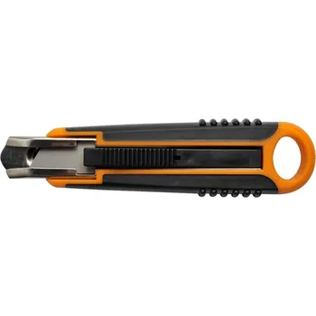 Pracovní nůž Fiskars Odlamovací nůž s automatickým zasouváním, 18mm 1004683 extended_warranty