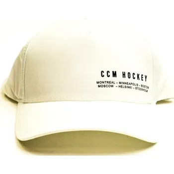 Kšiltovka Kšiltovka CCM Nostalgia Low Profile Adjustable Cap White Senior