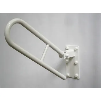 Madlo do koupelny Wela sklopné invalidní U madlo k wc bílé domadlo 191351268882 Délka: 90 cm, Průměr: 30 mm