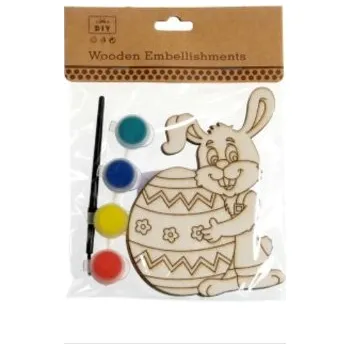 Velikonoční dekorace Dekorace velikonoční 12cm dř.(2ks/bal)