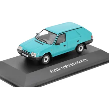 autíčko DeAgostini Škoda Forman Praktik 1:43 - Kaleidoskop slavných vozů časopis s modelem #84 Škoda Forman Praktik 1993 - kovový model auta 1/43