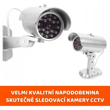 Atrapa kamery Atrapa security kamery s blikající LED diodou
