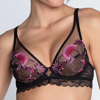 Podprsenka Lise Charmel - Floraison passion podprsenka triangle nevyztužená safran rose 70D ACH7486