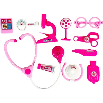 Dětská kuchyňka Doktorská sada v kufříku 11 ks