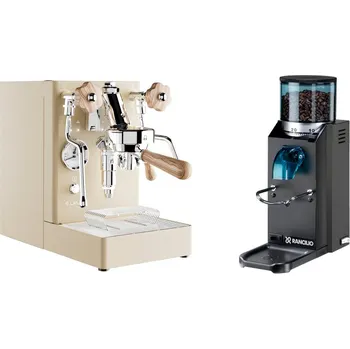 Kávovar Lelit Mara PL62X V2, gold + Rancilio Rocky Doserless, black
