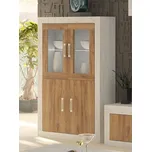 Regál GOUDINI 7, craft bílý/craft zlatý, 5 let záruka + vyzvednutí ZDARMA