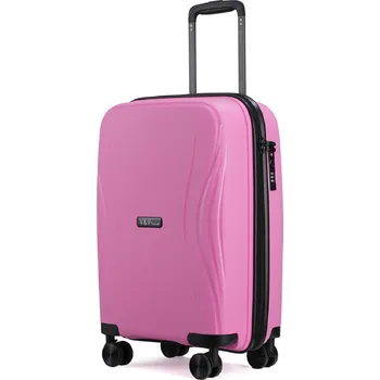 V&V TRAVEL Střední kufr 67cm Flash Light Pink