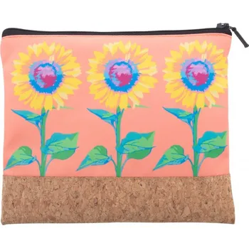 Kosmetická taška Reklamní CreaBeauty Cork M kosmetická taštička na zakázku, černá