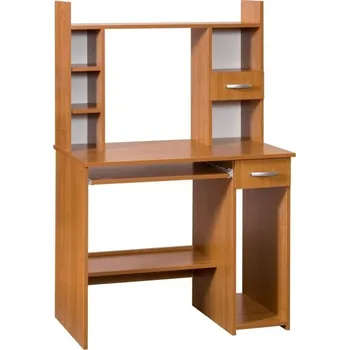 Psací stůl PC stůl POLDARY s nástavcem, olše, 5 let záruka + vyzvednutí ZDARMA