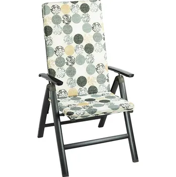 Podsedák Bellatex Sedák na zahradní židli Šedá,Bílá