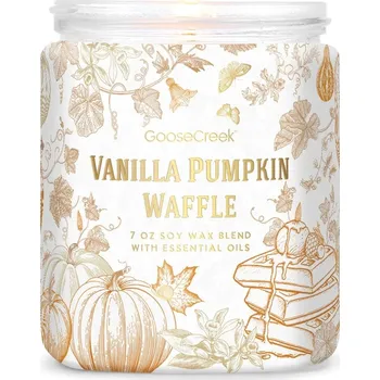Svíčka Goose Creek Candle svíčka Vanilla Pumpkin Waffle, 198 g