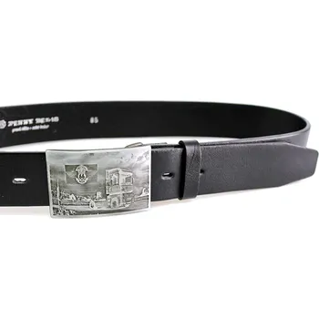 Módní doplněk Penny Belts Pánský kožený opasek 2124-60 černý Kamion