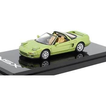 autíčko Honda NSX Type T zelená 1:64 - Hobby Japan Honda NSX Type-T + střecha - kovový model auta