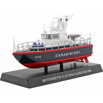 autíčko Motovedetta D'Altura Classe 800 1998 Carabinieri 1:128 - DeAgostini časopis s modelem Policejní loď Carabinieri 1998 - kovový model