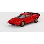 Lancia Stratos HF Stradale červená 1:64 - MiniGT Lancia Stratos HF Stradale - kovový model auta