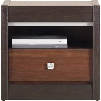Noční stolek Noční stolek HADIR, ořech tmavý + vyzvednutí ZDARMA