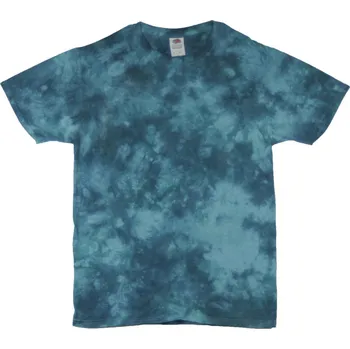 Tie Dye unisex batikované tričko - Infusion Aqua Velikost: 4XL 10-100100