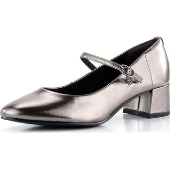 Dámská obuv Tamaris lodičky se širokým podpatkem a nártovým páskem Pewter 1-22312-43 - 37 | P688582