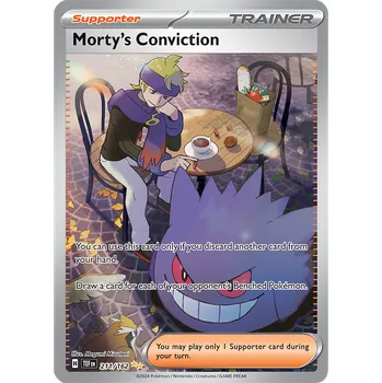 Sběratelská karetní hra Pokémon Morty's Conviction TEF 211/162