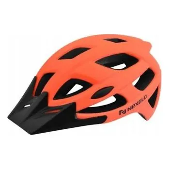 Cyklistická přilba Cyklo přilba Nexelo City Barva oranžovo-černá, Velikost M (55-58)