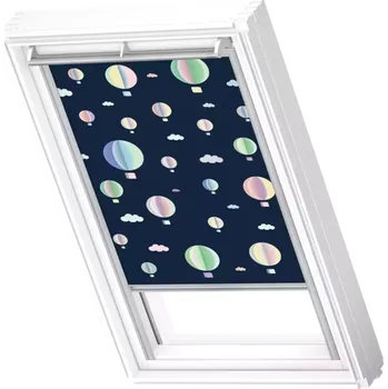 Zatemňující roleta VELUX DKL Kolekce pro dobrou noc CK02 55 x 78 Hliník standard (S) Noční obloha (4665)