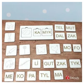 Předškolní výuka Układanka sylabowa cz.6