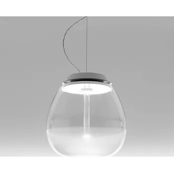 Artemide Empatia LED závěsné světlo, Ø 26 cm bílá, čirá LED 16 W celkem - Doprava zdarma