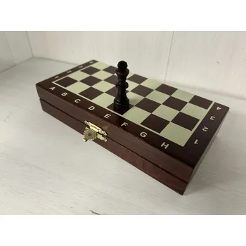 Šachy Dřevotéka Dřevěné šachy malé 20 cm Dřevotéka Dřevěné šachy malé 20 cm