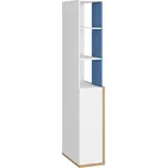 Nástavba skříně k posteli LEPON 33, dub artisan/bílá/modrá, 5 let záruka + vyzvednutí ZDARMA