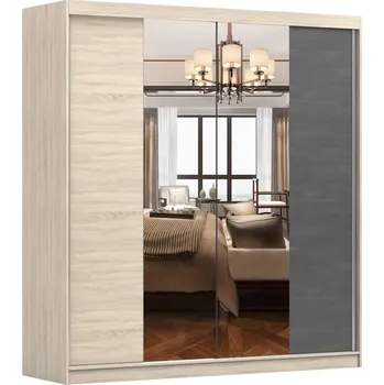 Šatní skříň Šatní skříň EUTICHIANO, dub sonoma/borovice norská + vyzvednutí ZDARMA