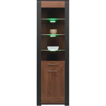 police Vitrína EGIDIO, ořech/wenge + vyzvednutí ZDARMA