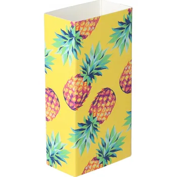 Jednorázové nádobí Reklamní CreaSleeve 346 papírový rukáv na zakázku, bílá