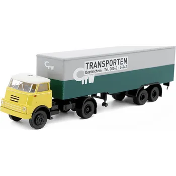 autíčko DAF Do2000 GTW Transporten 1:87 DAF Do2000 GTW Transporten 1:87 - sběratelský model tahače