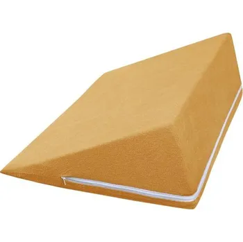 Povlak na dekorativní polštářek Bellatex POVLAK na klínový podhlavník Hořčicová