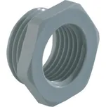 AGRO AG-3421.16 Redukce plastová, světle šedá, šestihranná, Pg21 / Pg16