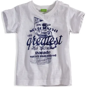Kojenecké tričko PEBBLESTONE GREATEST bílé Velikost: 86