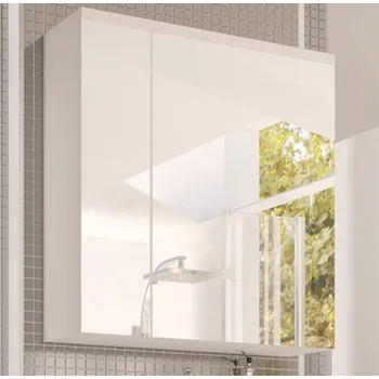 Koupelnový nábytek AGUNG skříňka horní se zrcadlem, bílá + vyzvednutí ZDARMA