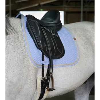 Equithéme Drezurní podsedlová dečka EQUITHEME Softy - světle modrá