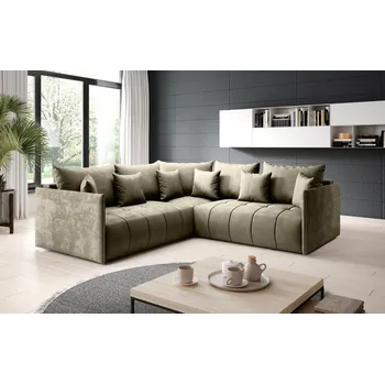 Sedací souprava Rohová rozkládací sedačka PURDY L, béžová +možnost VÝNOSU + vyzvednutí ZDARMA