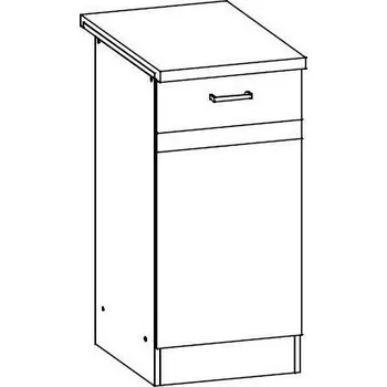 Kuchyňská linka BELISA, skříňka dolní D40, dub wenge + vyzvednutí ZDARMA