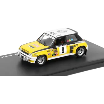 autíčko Renault 5 Turbo 1981 1:43 - časopis s modelem Renault 5 Turbo 1981 J.Ragnotti / J-M. Andrie - kovový model auta