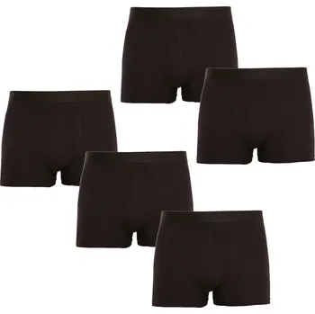Boxerky 5PACK pánské boxerky Nedeto černé (5NB001) 5XL Možnost vrácení zboží ZDARMA do 120 dnů!