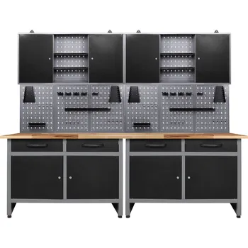 Dílenský stůl OLKIGROUP KLASIK II 240 cm x 60 cm x 205 cm antracit