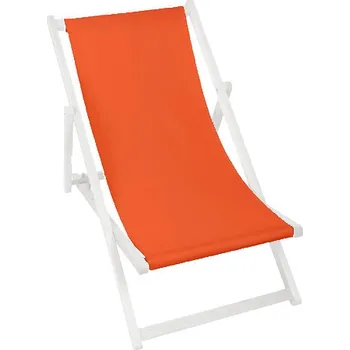Zahradní lehátko DreamRoots Polyesterový potah DRF22 Orange 8 135 x 41 cm