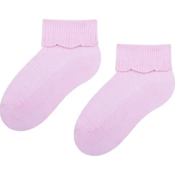 Růžové bambusové ponožky pro miminka Art.145 WM003, PINK Velikost: 17/19